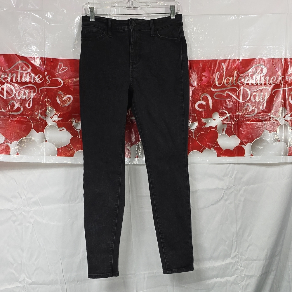 Time And Tru Women's Black Skinny Jeans Size 6 (W507)